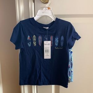 Splendid shorts sleeve shirt and shorts set.